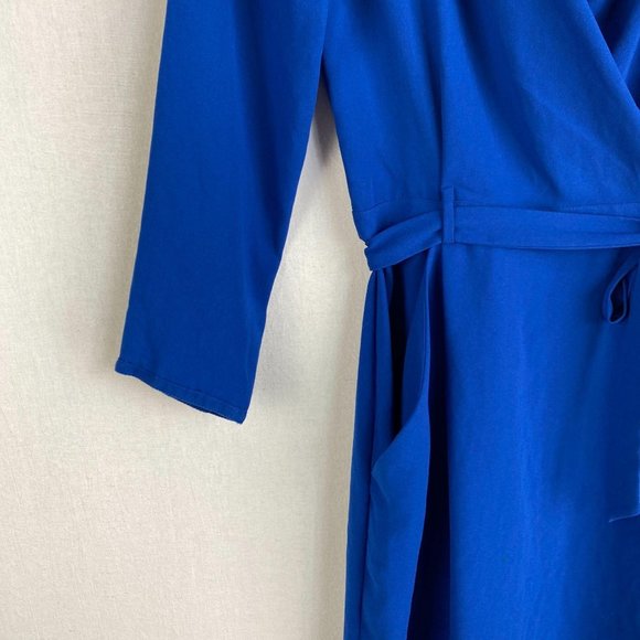 WILFRED Blue Shirt Wrap Dress - Picture 3 of 8